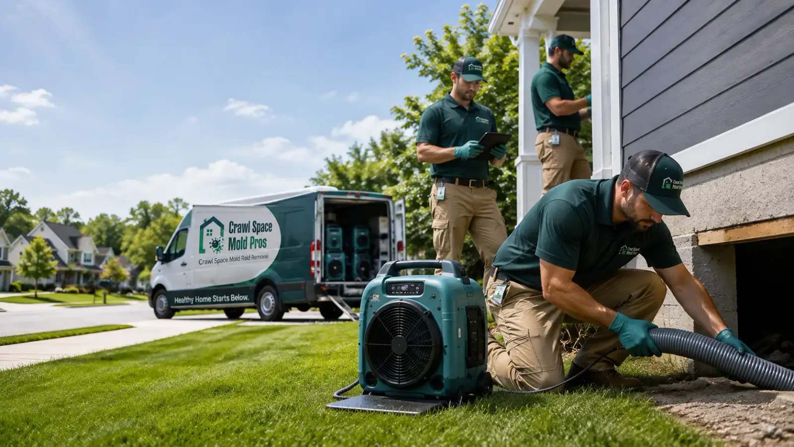 Crawl Space Mold Removal in Newcastle, NE